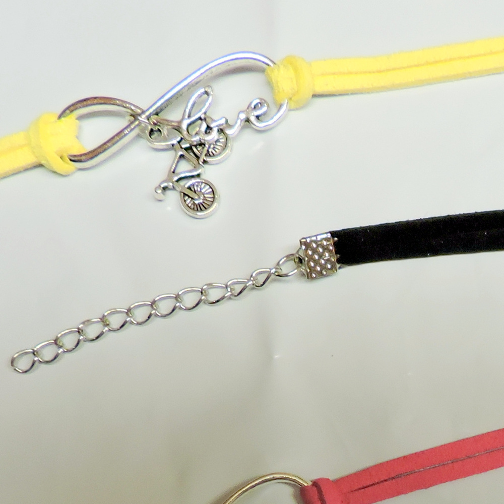 BRACELETS - Your choice  INFINITY  LOVE plus charm - Picture 3 of 8